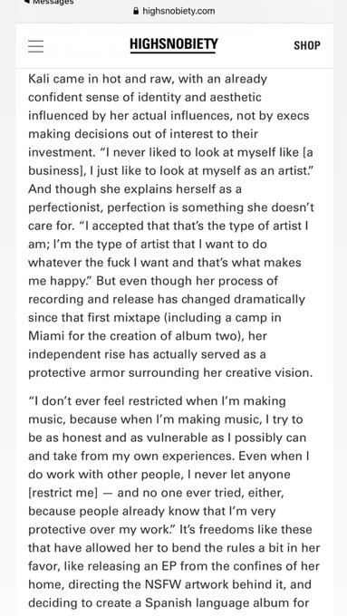 KaliUchisCol's tweet photo. .@KALIUCHIS vía @Instagram Stories 📸
📌 Comparte parte de la entrevista con @universal_ugly de @highsnobiety sobre 'TO FEEL ALIVE' EP 📝
Disponible ya en todas las plataformas digitales: https://t.co/LVWuct9AaX 🎉 https://t.co/nz6jgoQEd6