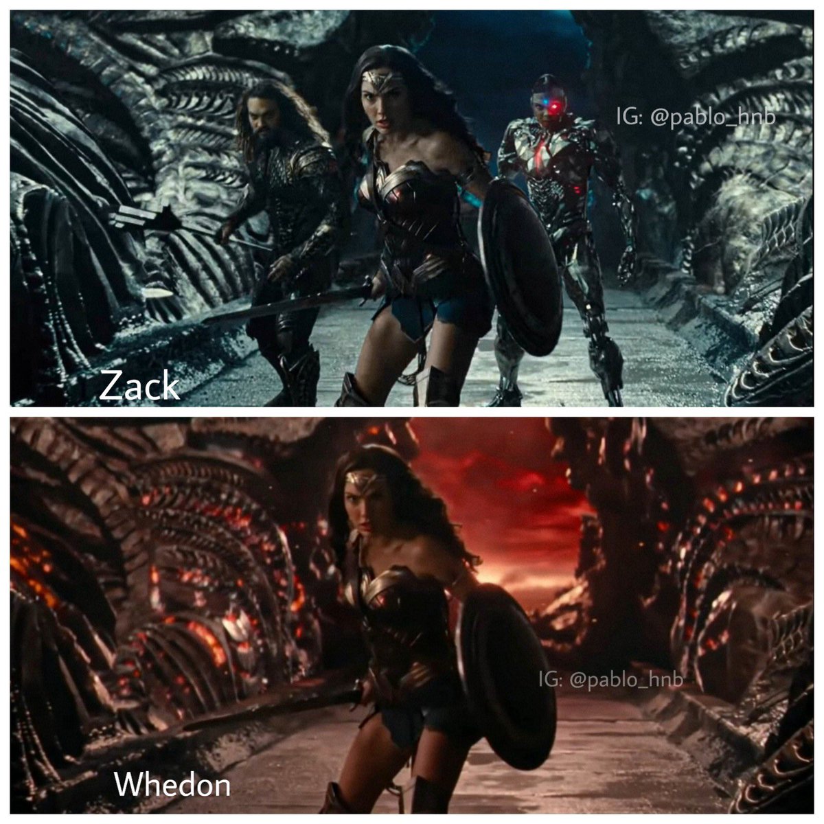 Thread: Comparisons between Zack Snyder’s vision and Joss Whedon’s work. @justiceleaguewb vs  #ZackSnydersJusticeLeague  #ReleaseTheSnyderCut By  @_j4mesdean &  @PabloNaBorok