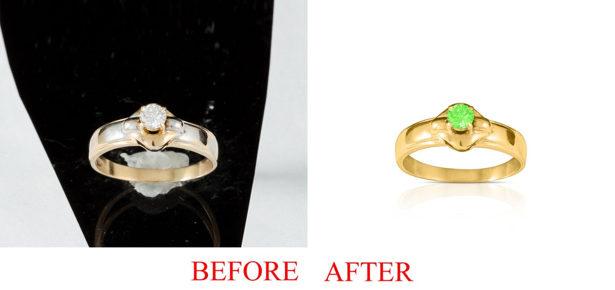 Jewelry Image Retouching and altering the commercial-based photographs to arouse the purchase interest among the potential customers. 
#commercialphotography #productphotography #packshotphotography #ecommercephotography #productphotoshootphoto editing service please contact us