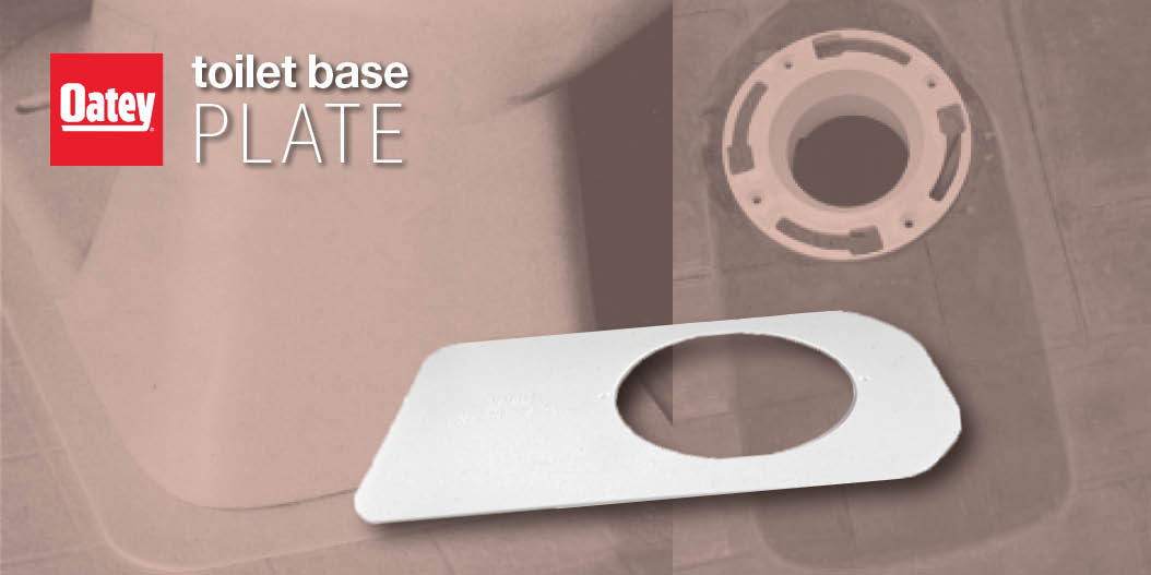 Oatey 31259 Toilet Base Plate, Round,Gray Pipe Fittings atelieryuwa