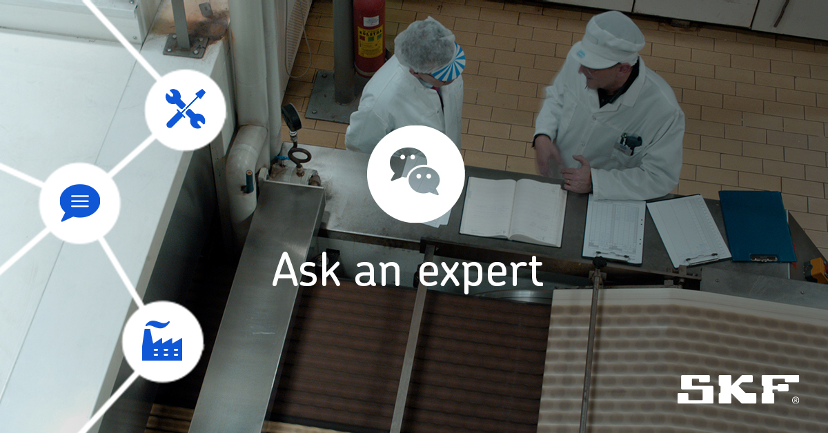 SKFUSAInc's tweet photo. Join SKF’s free Ask an Expert talk on May 12 for insights on maintenance practices & technologies that impact operations & food safety. Sign up now: https://t.co/zmyYT3A0tY #SKF #reliablerotation https://t.co/Y5pJiGmMwS