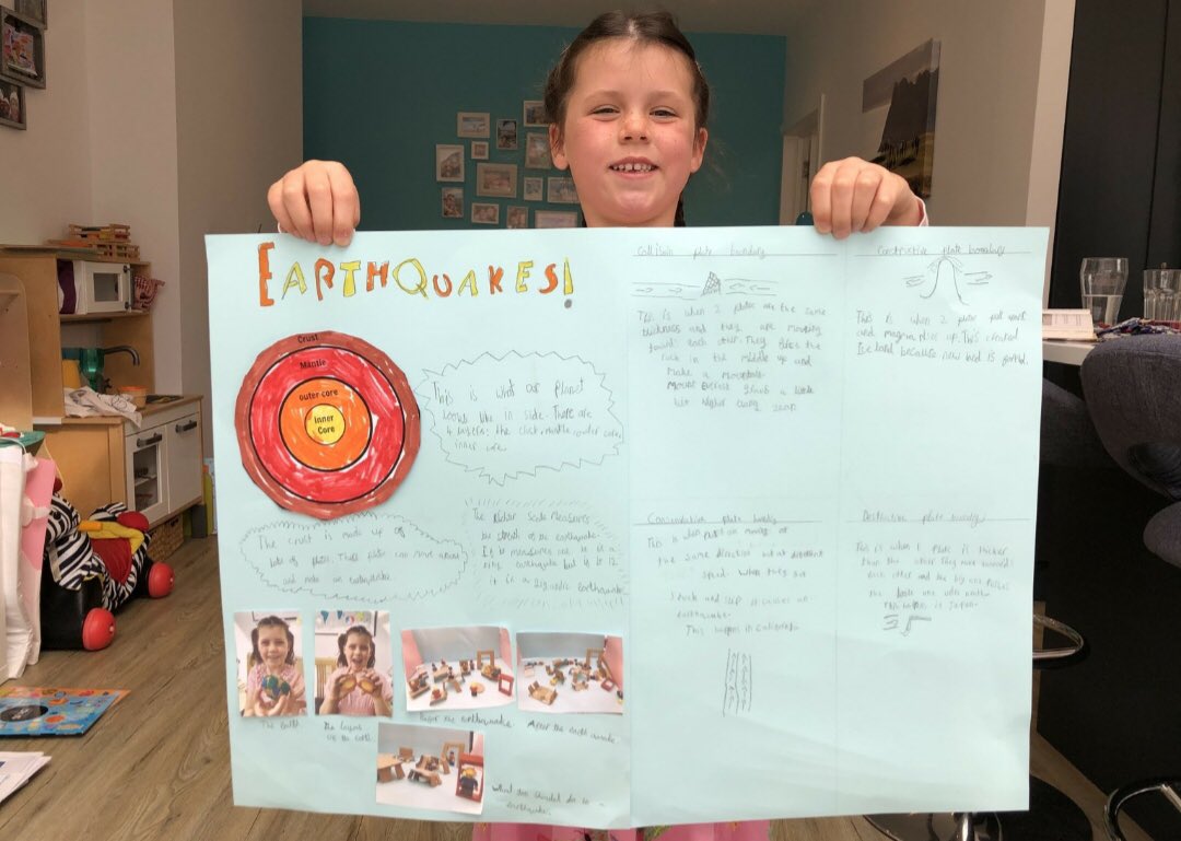 MayalsSchool's tweet photo. EB has been learning about Earthquakes. Great work 👍🏻 #MayKUW #MayCreative https://t.co/fAT9PSChs4