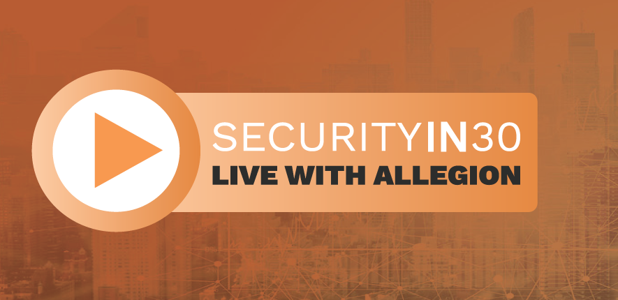 AllegionUS's tweet photo. Join us this Friday, May 8th for our second Security in 30 webinar: The power of the open credential: Simple, open, secure. Learn more and register here: https://t.co/faMrEzBOvI #securityin30 https://t.co/Hiwpl35M9O