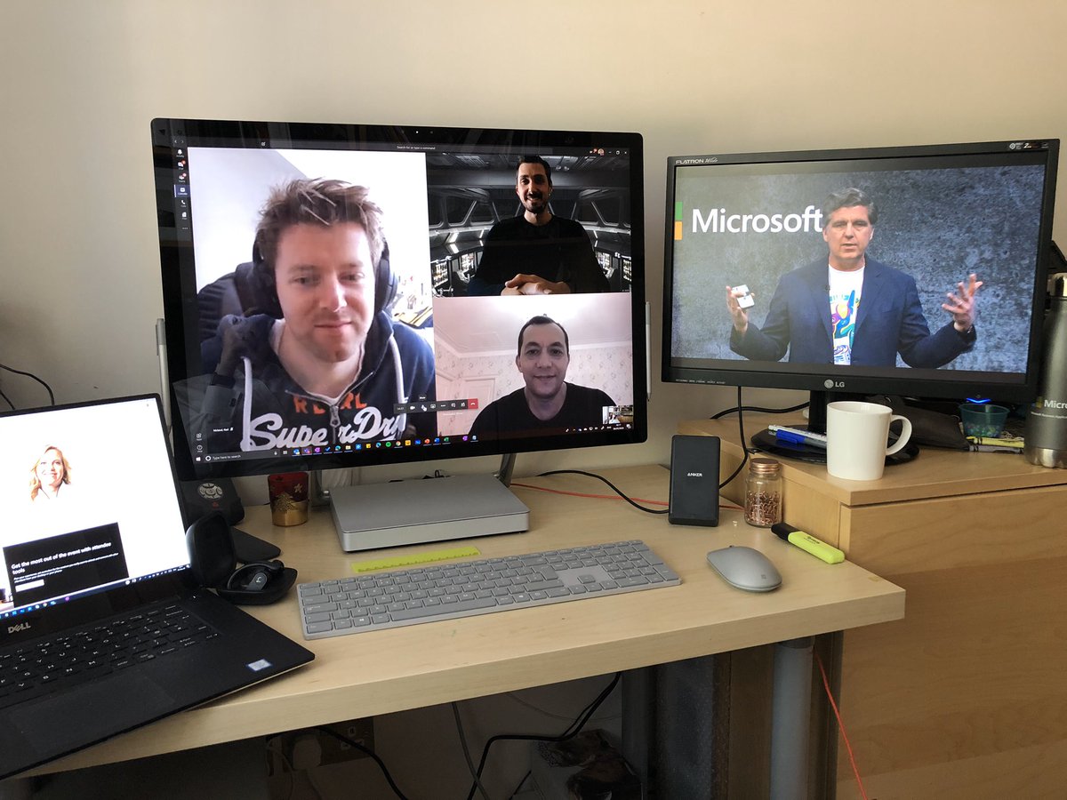 We may not be in Dallas or in the same location, but we are still together as a team at #MSBizAppsSummit