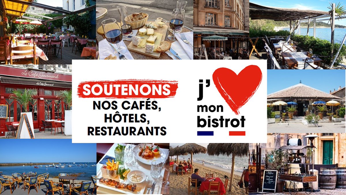 L'action #solidaire #jaimemonbistrot a vocation à soutenir les cafés, hôtels et restaurants grâce au versement immédiat du montant des précommandes passées par leurs clients. 
Etablissements et consommateurs, inscrivez-vous sans modérations sur jaimemonbistrot.fr.