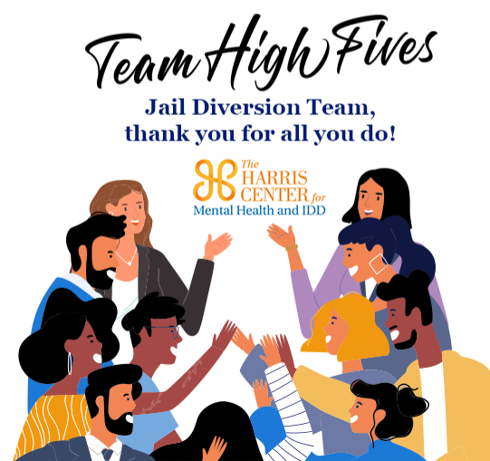 TheHarrisCTR's tweet photo. Our team is filled with amazing, dedicated &amp; talented individuals. During this difficult time, they continue to help transform the lives of individuals with behavioral health &amp; IDD needs. In today’s #TeamHighFive, we recognize our Jail Diversion Team.
https://t.co/qvcEpGfDS6 https://t.co/w6btbvJVbj