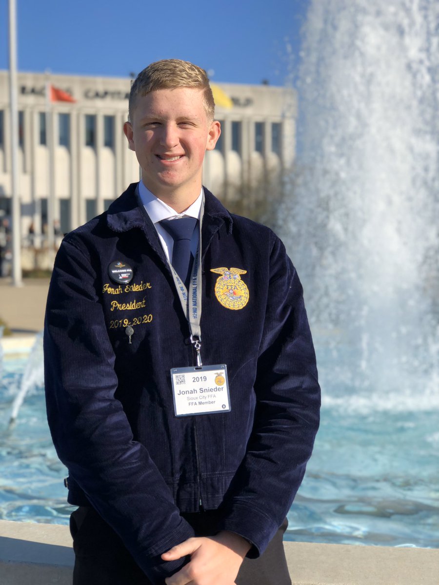 siouxcityffa's tweet photo. Jonah Snieder
2019-2020 Chapter President
Even through the challenges of establishing a new chapter Jonah kept everyone smiling.
“I am proud of what we have achieved in our first year as a chapter and I know we have much more to accomplish in the future”
Thank you Jonah! https://t.co/arAk7AifDF