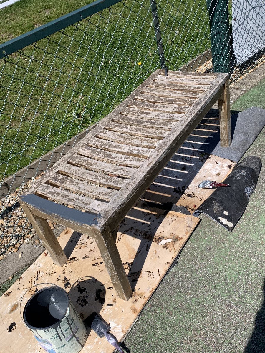 WYTAWillis's tweet photo. Gearing up for a return? Benches painted and club looking great https://t.co/t41hOMhWgt