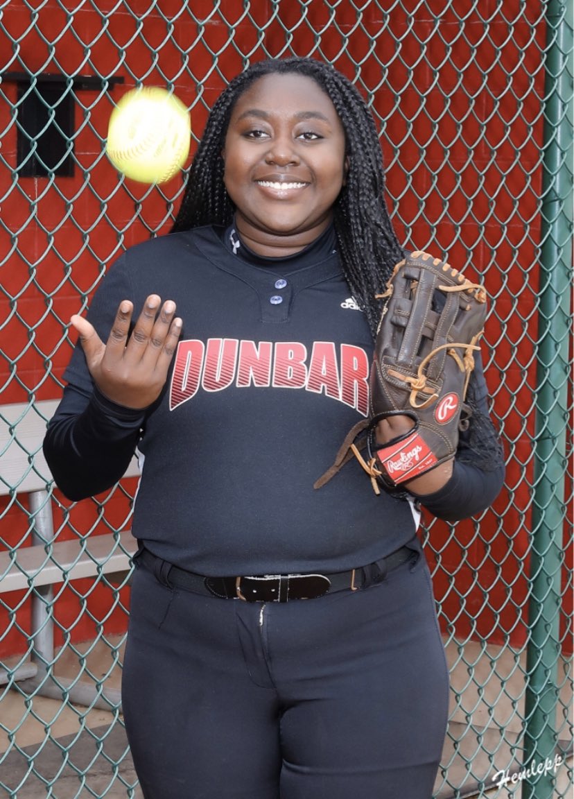 PLDFastpitch's tweet photo. Senior Spotlight: Ashley Ogega has been playing at Dunbar for 3 years. She plans on going to college and majoring in economics on a pre-law track. Ashley brings laughter to the team and is always a joy to be around!  #GoDawgs https://t.co/9UiPIZpaVf