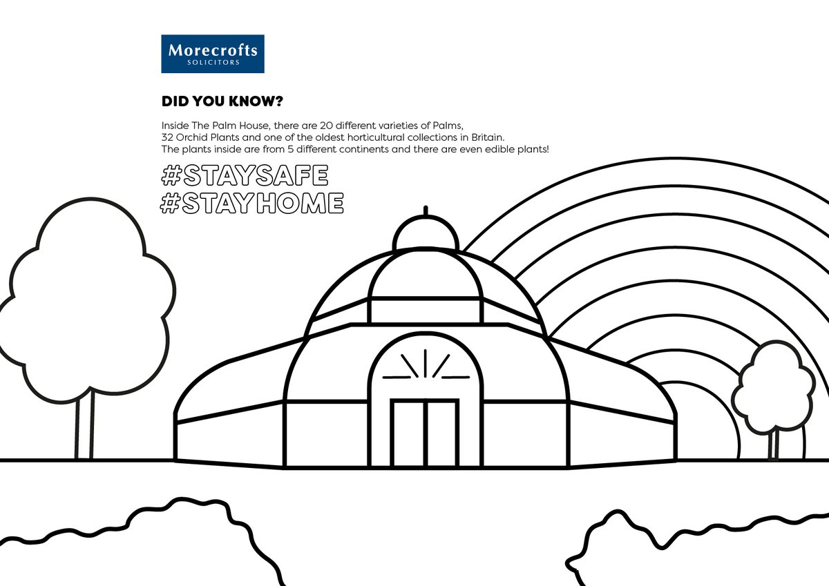 Morecrofts's tweet photo. Today's colouring challenge is The Palm House in Sefton Park! Go on ...get the colouring pens out and let your little artists get to work!
We'd love to see your kids' finished pictures so please tag us in them!
#GetColouring https://t.co/8W0VbPGLBi