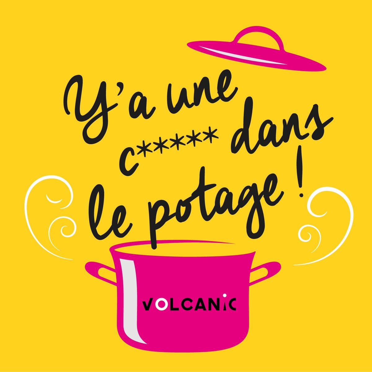 AgenceVolcanic's tweet photo. [TEASING] L’Agence VOLCANIC est heureuse de vous annoncer la naissance de YCP, son nouveau podcast ! ❤️🎧
"Y a une C***** dans le Potage" vous révélera chaque mercredi les imprévus auxquels nous avons du faire face dans l'urgence ! 
Un conseil ? Abonnez vous c’est fun et décalé ! https://t.co/6QH4mOkbDq