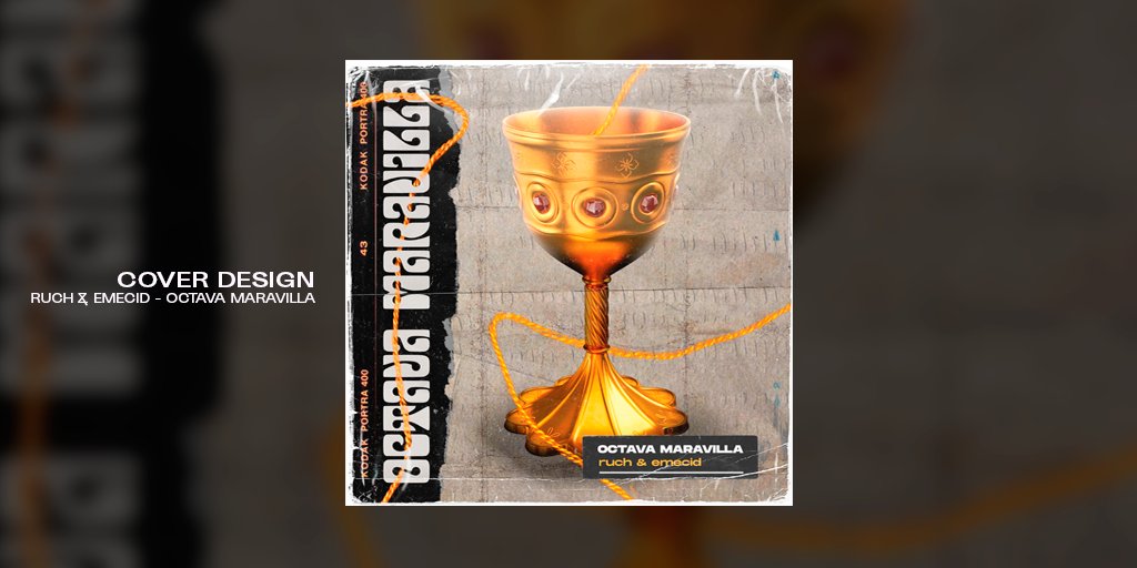Vikgraph's tweet image. #COVER Design / "RUCH &amp;amp; EMECID - OCTAVA MARAVILLA" Disponible en #Spotify 🔊