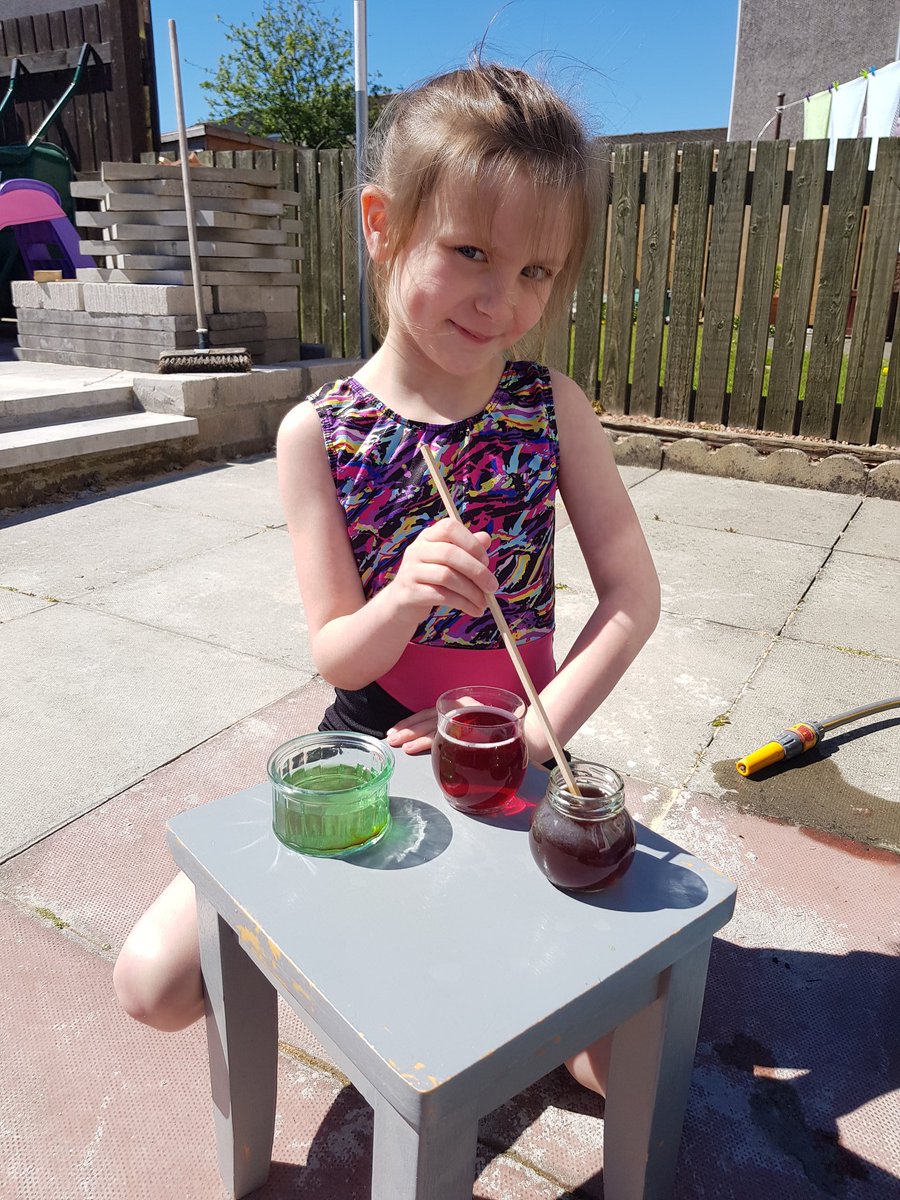 mumofawarrior's tweet photo. Lots of water play and potion making happening in the garden today #learningplay #sunshine #ParentingInAPandemic #homeschooling https://t.co/G1ZFzuq9Zq