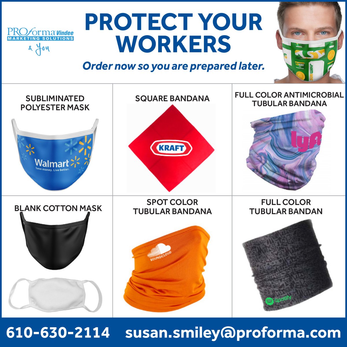 ProformaVindee's tweet photo. Be prepared and ready for your everyday. Contact us for many options for you, your staff, family, and friends. 
#masks #flattenthecurve #socialdistancing #promoitems #staysafe #protection #workplace #banks #hotels #travel #design #graphicdesign #printing #marketing #healthcare https://t.co/gwkVXTDVom
