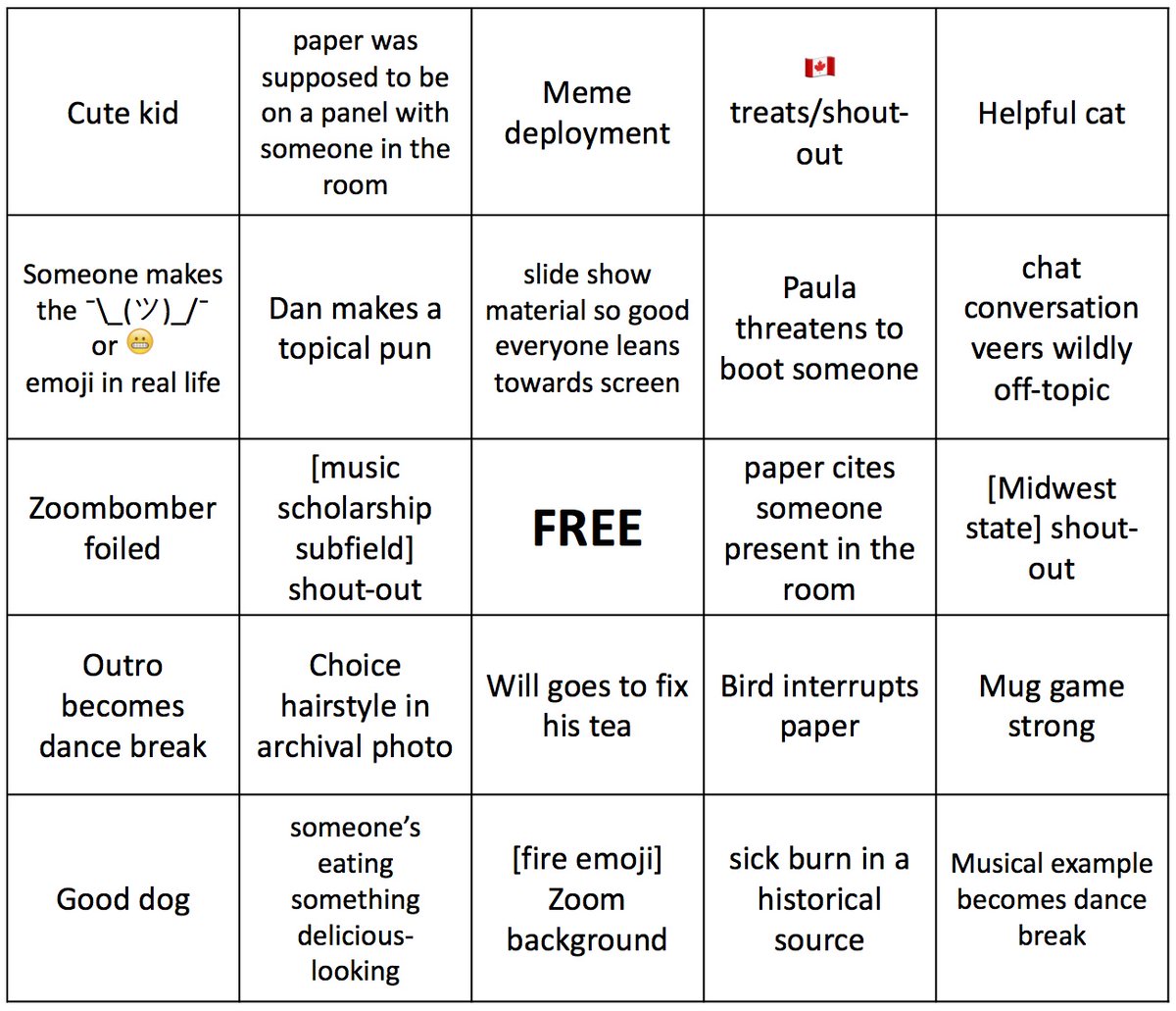 MusicDistance's tweet photo. It's the FINAL DAY of #MusicColloq. You might not hit a bingo today, but over the past 8 weeks, we've managed every beautiful square on this card. https://t.co/O15qWbyqAh