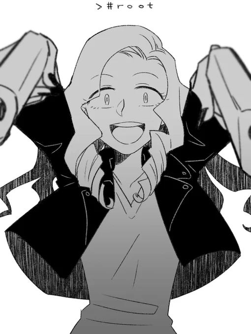 最近見返しているので一番好きな子をかいた ずっとずっと好きよ 
