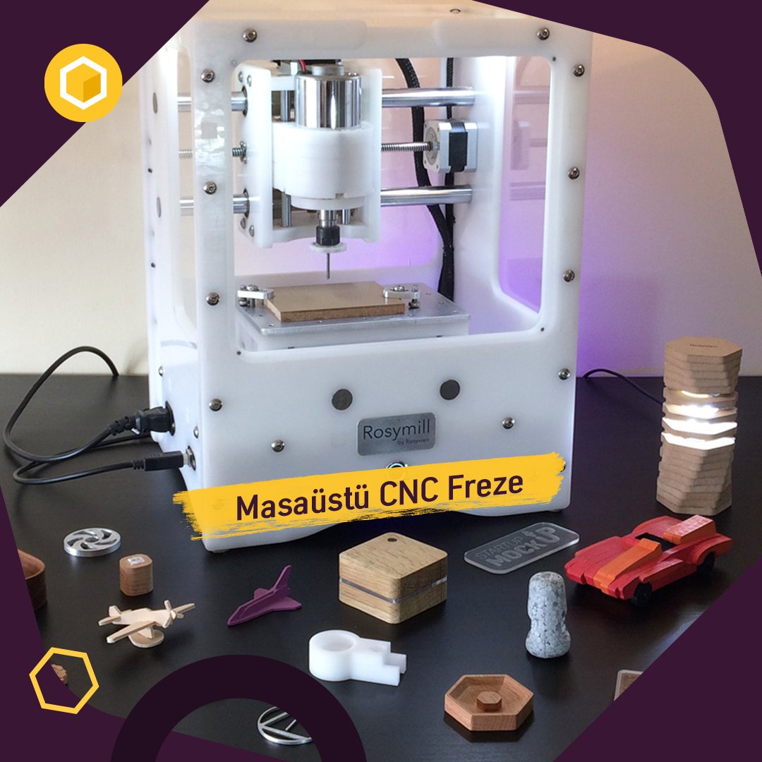 Rosymill ile hayallerini gerçekleştir! Ahşap, plastik, metal vb. malzemeleri kullanarak; takı, heykel vb. ürünlerin üretimini gerçekleştirebilen, bilgisayar kontrollü ve üç eksenli freze Rosymill Arıkovanı'nda! Fikirlerinle projeye yön ver. <a href="/rosyvien/">Rosyvien</a> 👉 arikovani.com/projeler/rosym…