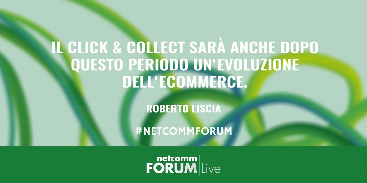 ConsNetcomm's tweet photo. Il Click &amp; Collect sarà anche dopo questo periodo un'evoluzione dell'ecommerce.

@Robliscia di @ConsNetcomm 

#NetcommForum #ConsorzioNetcomm https://t.co/ukr2X7dEqP