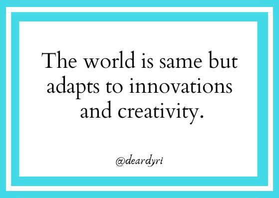 _MEtribe's tweet image. You go down in history books as a worldchanger and an influencer. The world adapts to creativity and innovation join the quest.
#creativity #innovation