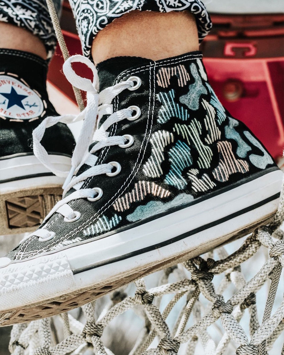 tooled converse