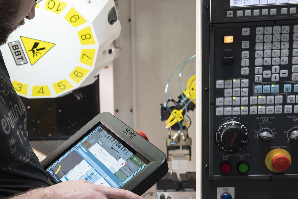 ReadyRobotics's tweet photo. Don't let automation scare you! Reduce your training cost, and increase your productivity with Forge/OS.
https://t.co/iB11An22ks
#Robotics #Automation #READYRobotics https://t.co/R2LuFqfnoq