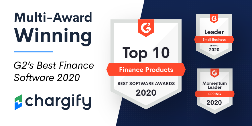 WeAreMaxio's tweet photo. G2’s Best Software Awards for 2020 are in and Chargify has made the list! We are in the top 10 for best finance software. We are also recognized as a leader in subscription billing for small business and a momentum leader in subscription management! 
https://t.co/4MHOGYiVNj https://t.co/q6RyLJEWXy