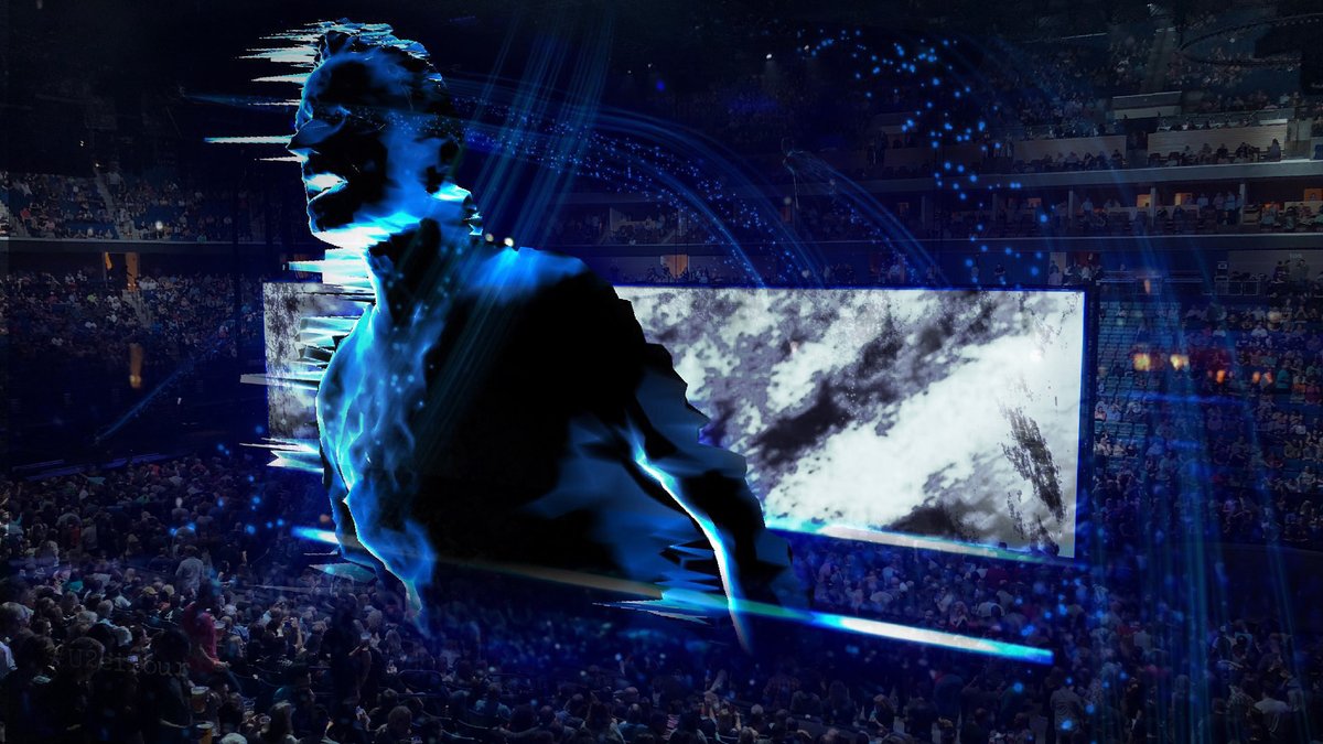 londonbiennale's tweet photo. #LDB20 Artistic Director and designer @EsDevlin designed an extraordinary AR stage set for U2 for the second part of their Experience + Innocence tour, inspired by their Songs of Innocence and Songs of Experience albums #Design #AR #U2 #EsDevlin #StageDesign https://t.co/7me9IxyYat