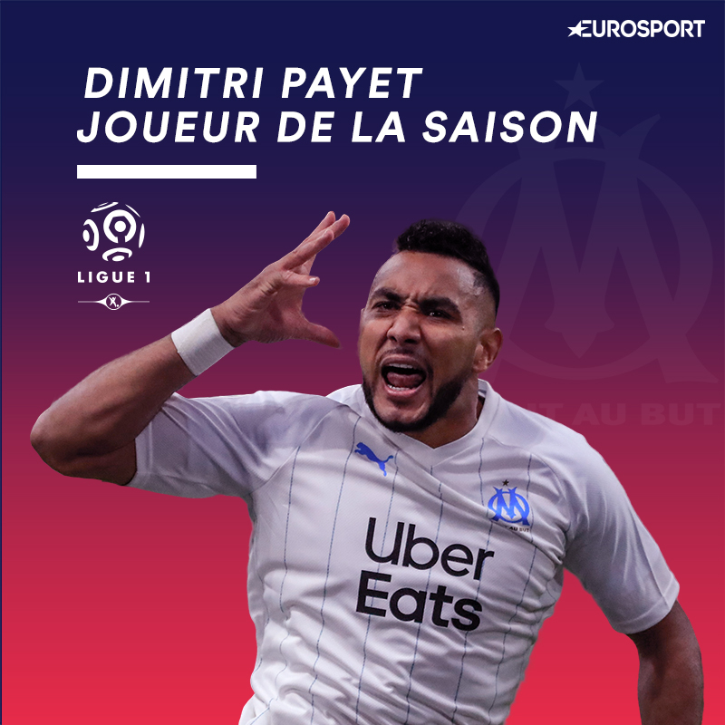 MVP ! MVP ! MVP ! Pour vous, <a href="/dimpayet17/">Dimitri Payet</a> est le meilleur joueur de la saison 2019-2020 de Ligue 1 (devant trois joueurs du PSG) eurosport.fr/football/ligue…