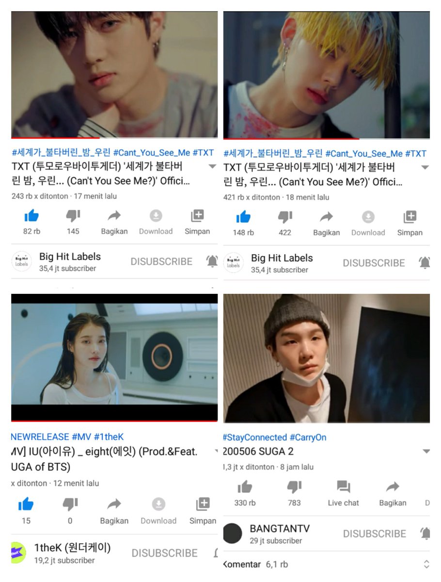 23Phiping's tweet photo. Fix tewas ditempat bener2 telak gue tak berbentuk sdh.. mulai dr laki w ngelive, sorenya lagu rilis trs si bighit ngasih teasernya 2 anak w😭😭
#IU #EIGHTIsComing #EightOutNow #IUxSUGA #EightBy93Line #EightWithMinPD #JieunxYoongi #민피디_축하해
#방탄소년단 #BTS @BTS_twt https://t.co/vOH2FUNUVm