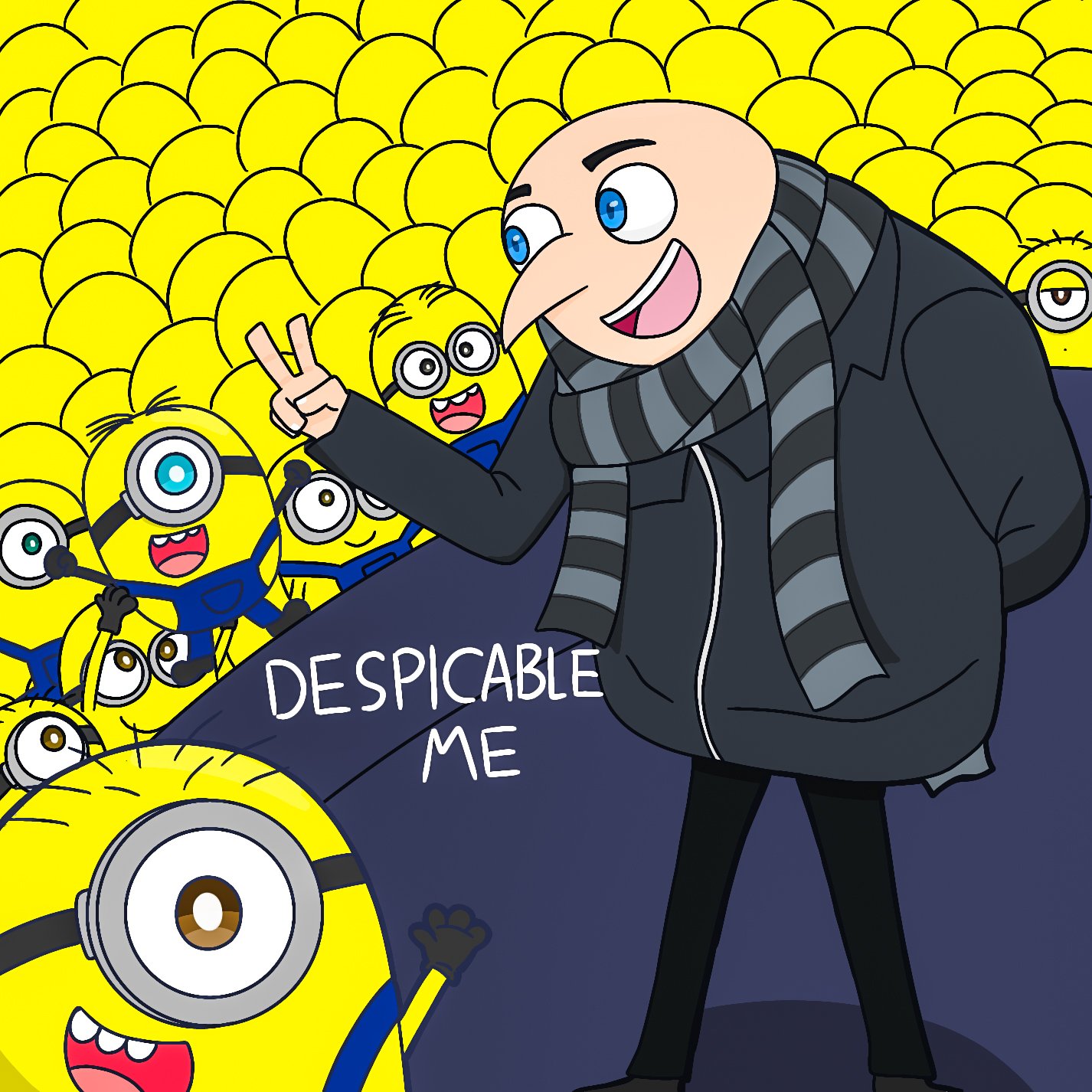 Lain V Twitter 絵描きさんとつながりたい 怪盗グルーとミニオンズ