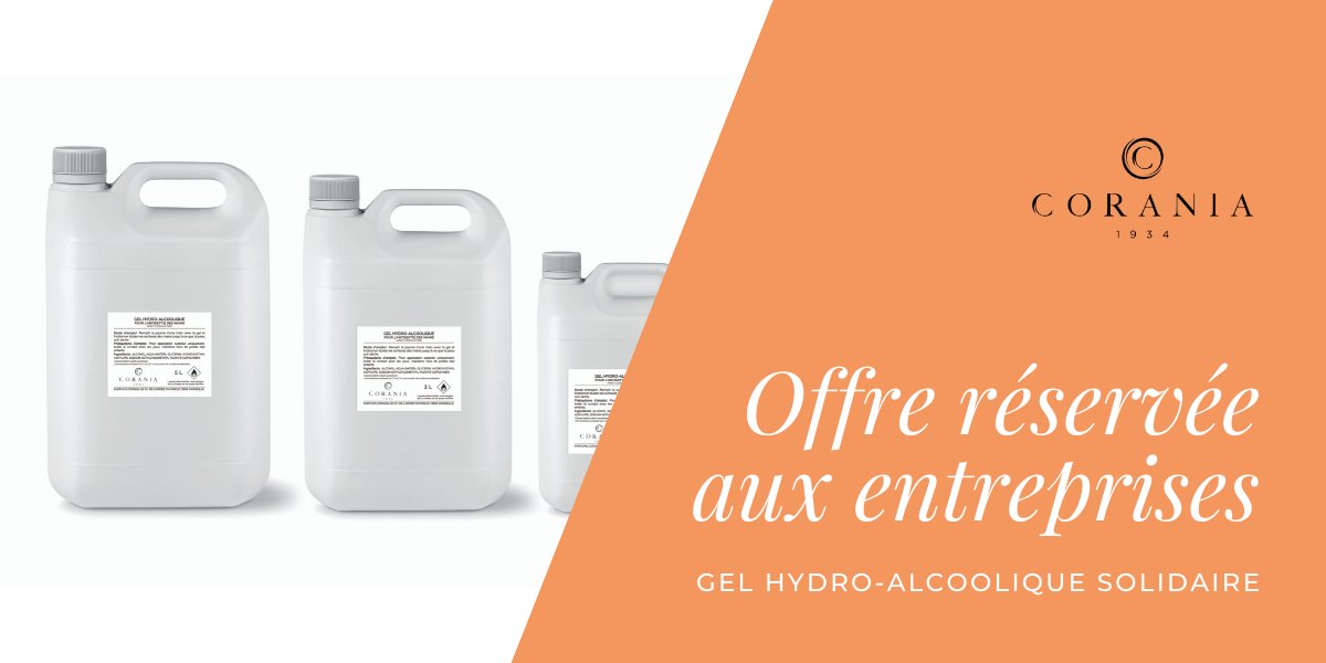 deltaassurances's tweet photo. [Initiative]🤝Nous mettons à l’honneur des #Experts &amp; #Entrepreneurs #solidaires : @CORANIA, créateur de marques de parfums met sa chaîne de production au service de la fabrication de gel hydro-alcoolique et reverse 10% de son CA à l’@APHM 👏. Pour commander : gha@corania.com ! https://t.co/hPUhQICG7i