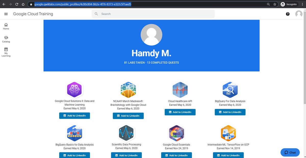 HamdyDev's tweet photo. Special Thanks to 
@abid_salim
@Omranic
 @hassaan_mahdy 
@GoogleArabia
 for encouraging I have finished my 6 quests  Grinning faceSmiling face with sunglasses #MENADD @GoogleArabia @Googledev
@qwiklabs
 
https://t.co/kCjDJH7Ag0 https://t.co/kHu9lNgnhd