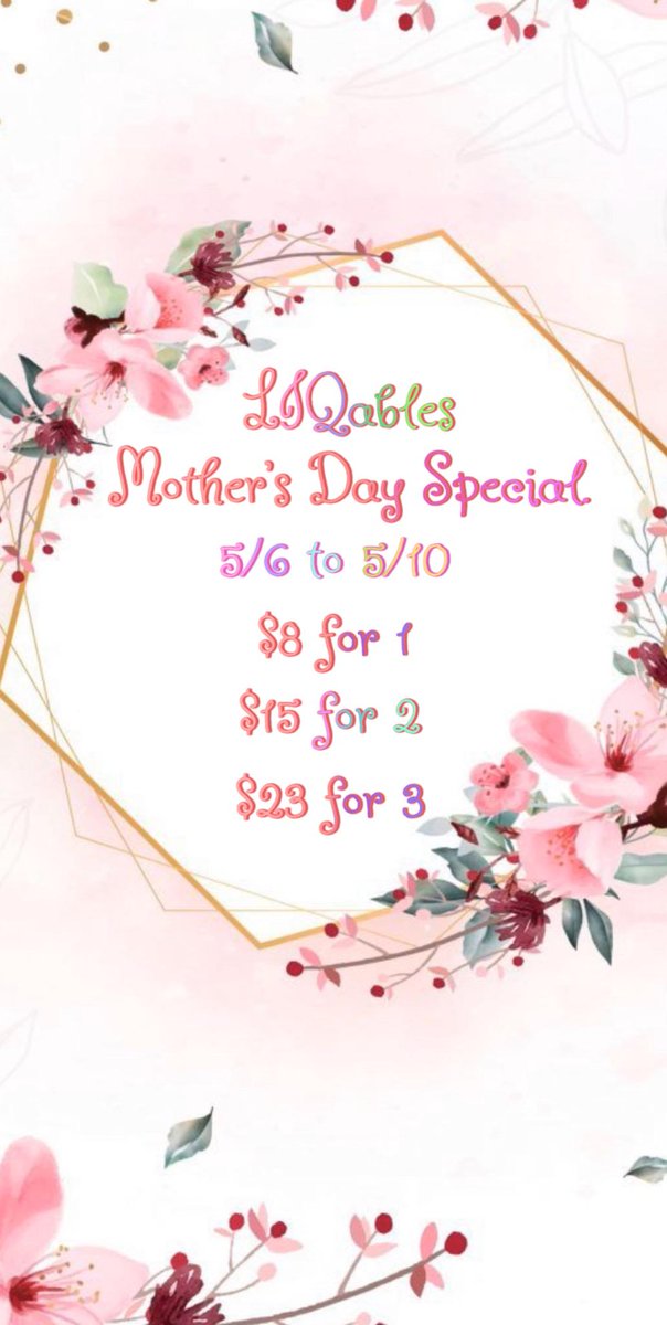 eh_shaka's tweet photo. Check out our Mother's Day Specials https://t.co/jAlOlCcBet https://t.co/BDZLZTdVT3