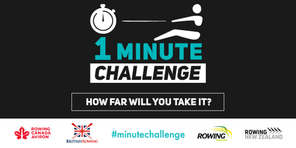 Alongside <a href="/rowingcanada/">Rowing Canada Aviron</a>, <a href="/RowingAust/">Rowing Australia</a> and <a href="/RowingNZ/">Rowing New Zealand</a>, we're announcing the #minutechallenge - a competition challenging anyone with a rowing machine at home to see how far they can row in 1⃣ minute over the bank holiday weekend! 💪 Full details 👉 bit.ly/2YFwPbm