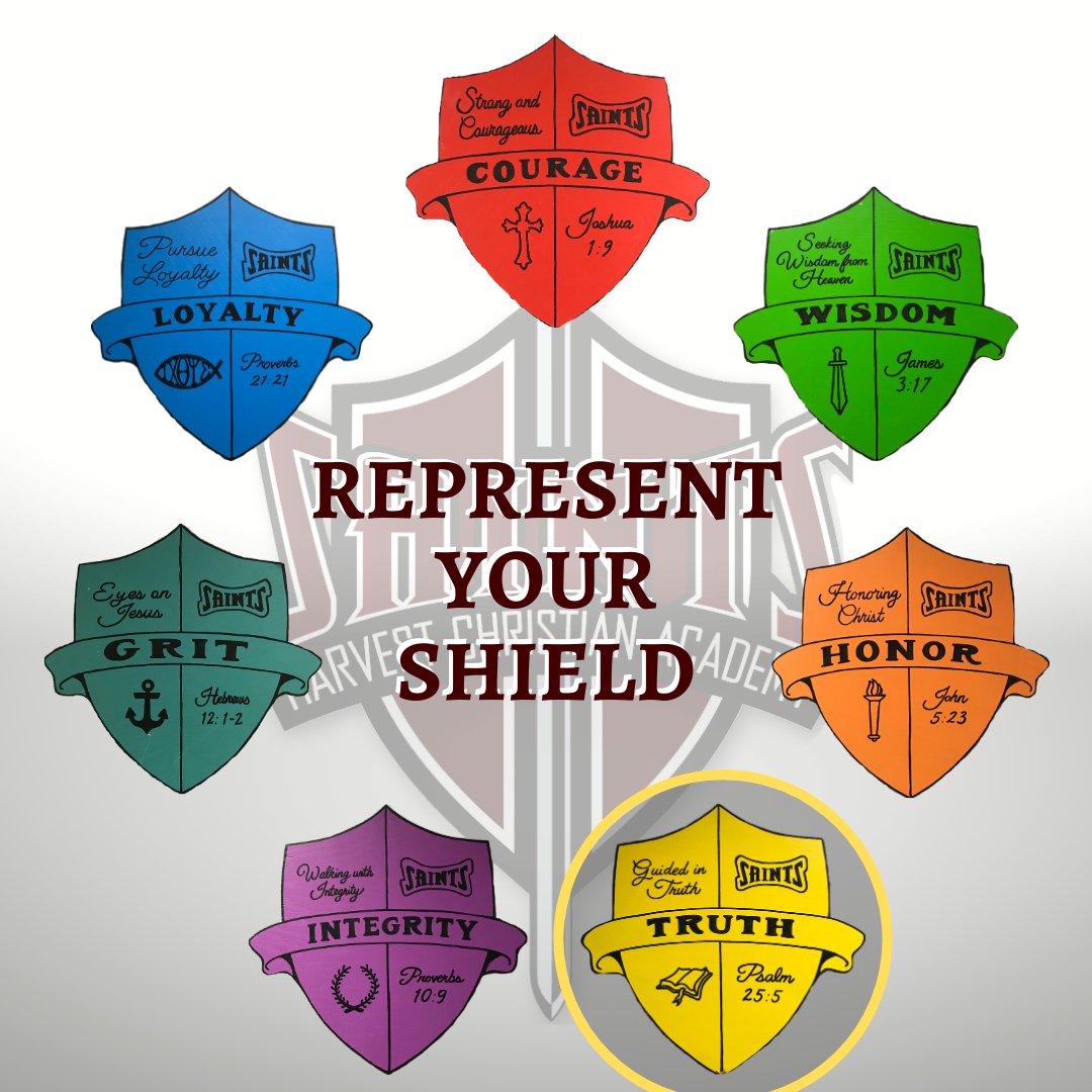 hcasaints's tweet photo. Shield of TRUTH!⭐️ 'Rep your Shield'😃
#ShieldContest #SaintsShields #HouseSystem https://t.co/7F01YYu9sg