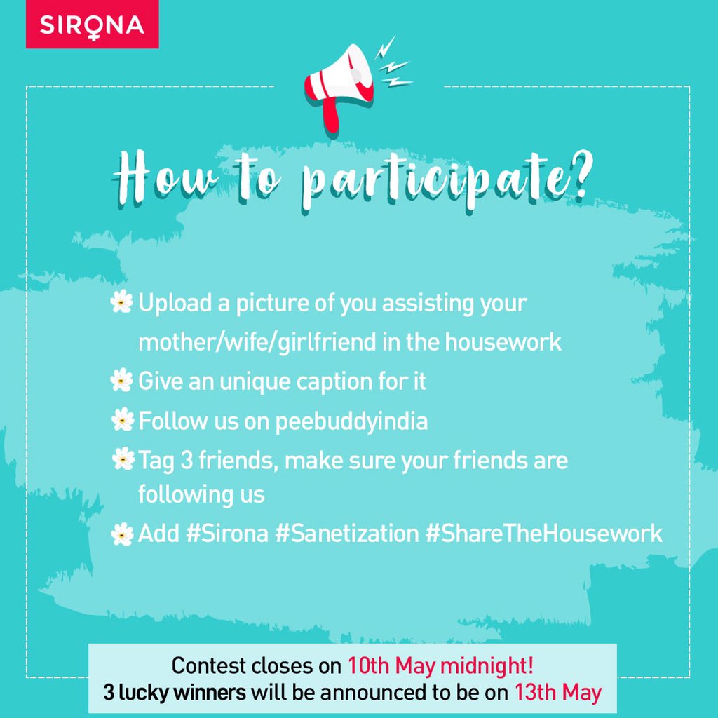 Let's turn the current crisis into an opportunity and get rid of germs and family norms forever! (Bonus: More love from the lady of the house, of course)

Hurry entries close on 10th May'20!!