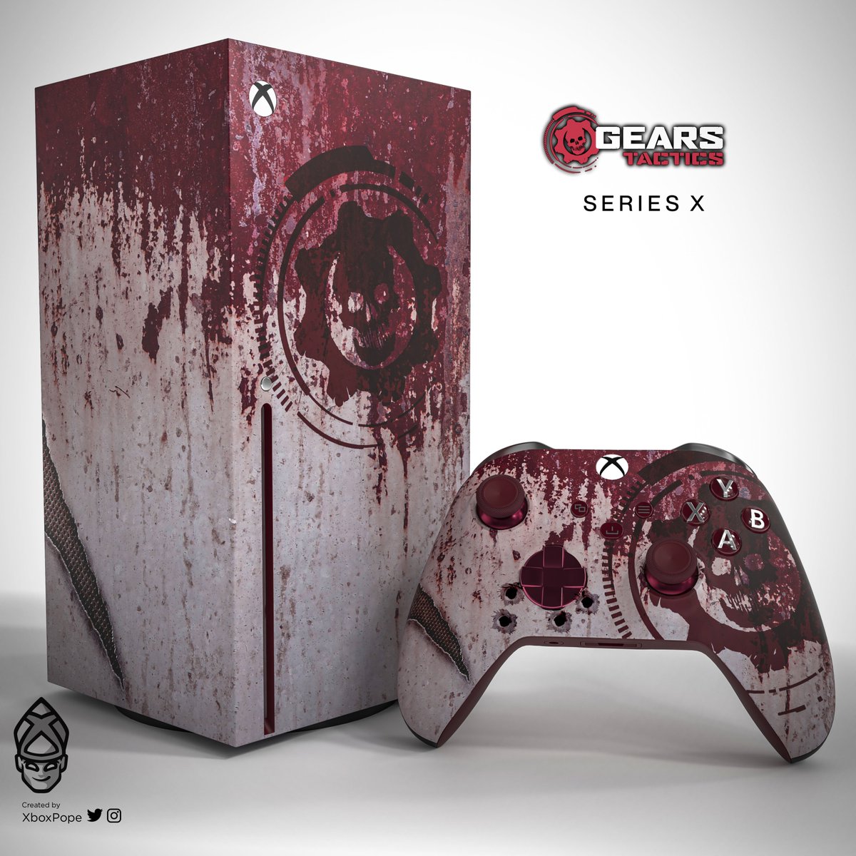 POPeART_'s tweet photo. Great to see so many people loving the #GearsTactics @GearsofWar @Xbox  some #XboxSeriesX fun art https://t.co/1LfyYJt6ku