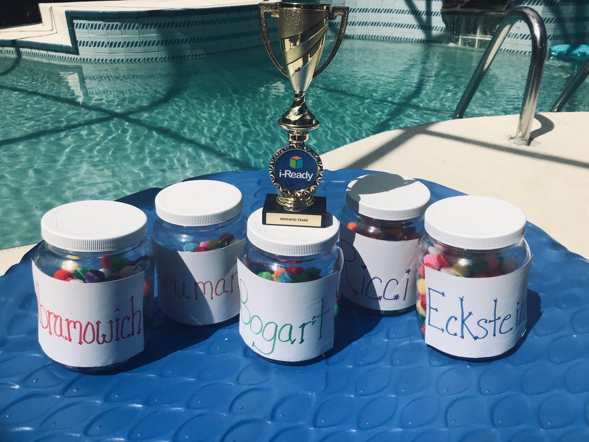 debbie_eckstein's tweet photo. Miss Abramowich’s class sailed into 1st Place as the winners of our iReady Jar Wars! Keep working hard, 4th grade Shooting Stars!! ⁦@PGE_Stars⁩ #PGEStarStudents https://t.co/zU65w8xLjC