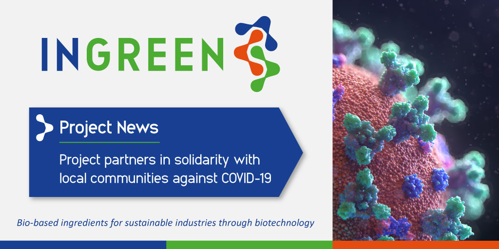INGREEN partners have found practical and creative ways to support their local communities suffering from the effects of the #coronavirus #pandemic bit.ly/3ftwPRN #coronavirus  #mambelli #novaidfct #pivetti #depofarma #isitec <a href="/FHNW/">Fachhochschule Nordwestschweiz FHNW</a> <a href="/ActivatecLtd/">Activatec LTD</a>  <a href="/smurfitkappa/">Smurfit Westrock</a> <a href="/Barilla/">Barilla</a>