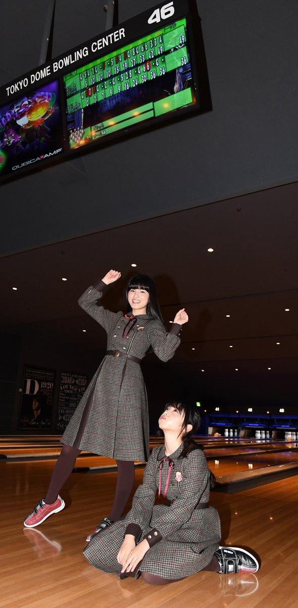 東京ドームでボーリングする桃与田スコア49で勝つ桃ちゃん