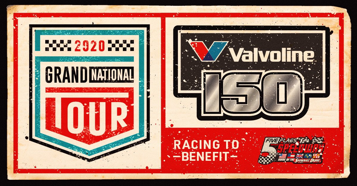 TONIGHT we're heading to <a href="/FiveFlagsSpeed/">Five Flags Speedway</a> for the final race of the 2020 #GrandNationalTour presented by @TruexManagement &amp; @BurtKligEsports! You won't want to miss the #Valvoline150 presented by <a href="/Valvoline/">Valvoline Global Operations</a>! 

Tune in with <a href="/_TrackPass/">TrackPass™</a> on <a href="/NBCSportsGold/">NBC Sports Gold</a>: bit.ly/2Vubhgd