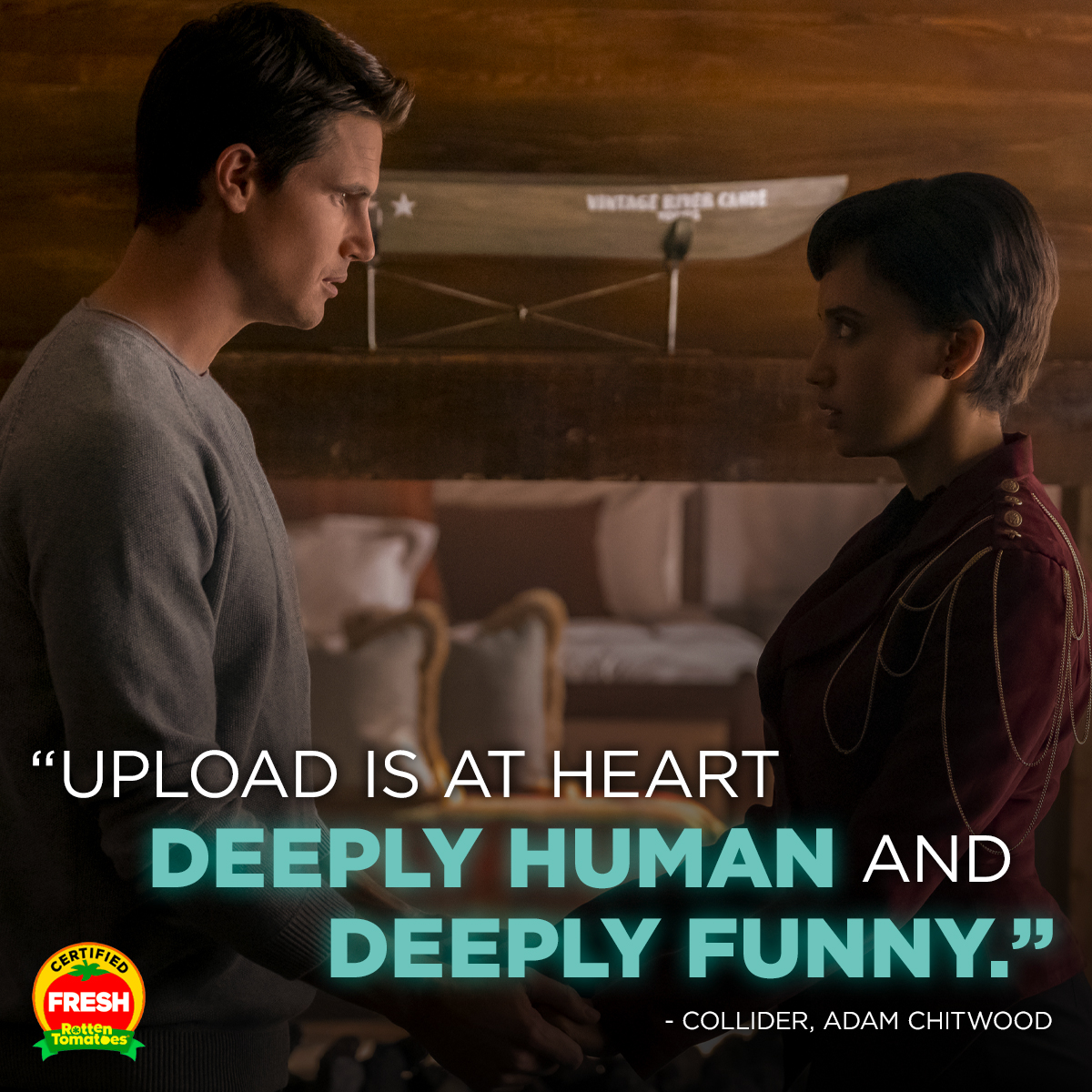 UploadOnPrime's tweet image. Welcome to TV heaven. #UploadTV is officially certified fresh.