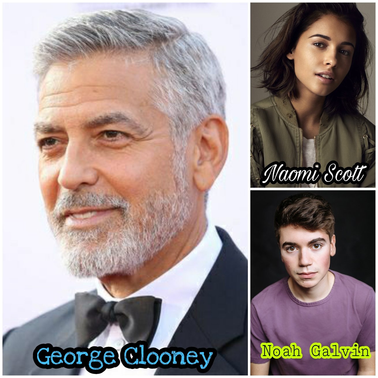 Happy Birthday George Clooney, Naomi Scott and Noah Galvin..         