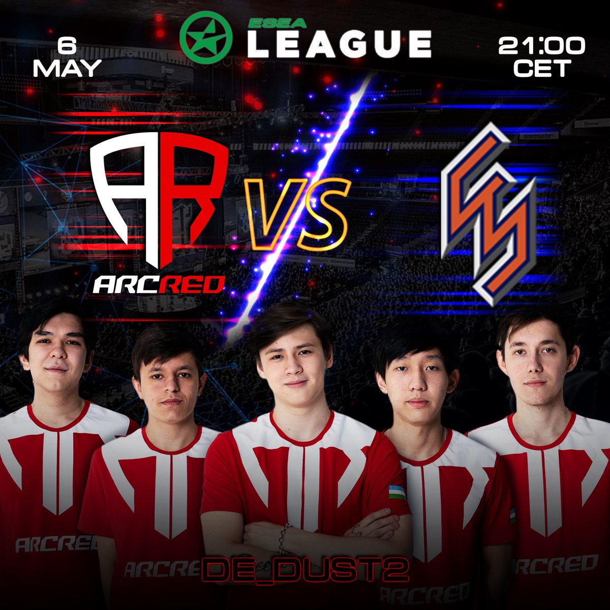 ARCRED (@arcreduz) on Twitter photo Another day, another match for us!
Today we will be facing team <a href="/CSItaliaASD/">CS Italia ASD</a>
🕗21:00 CET / 0:00 UZT
🚩de_dust2 Another day, another match for us!
Today we will be facing team <a href="/CSItaliaASD/">CS Italia ASD</a>
🕗21:00 CET / 0:00 UZT
🚩de_dust2