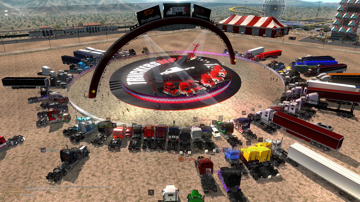 CraptasticJack's tweet photo. Bit late with this post but #TMP6 was literally a Horizon Festival for Trucks! It was an awesome time! :D @TruckersMP https://t.co/NNPkF8DWcS