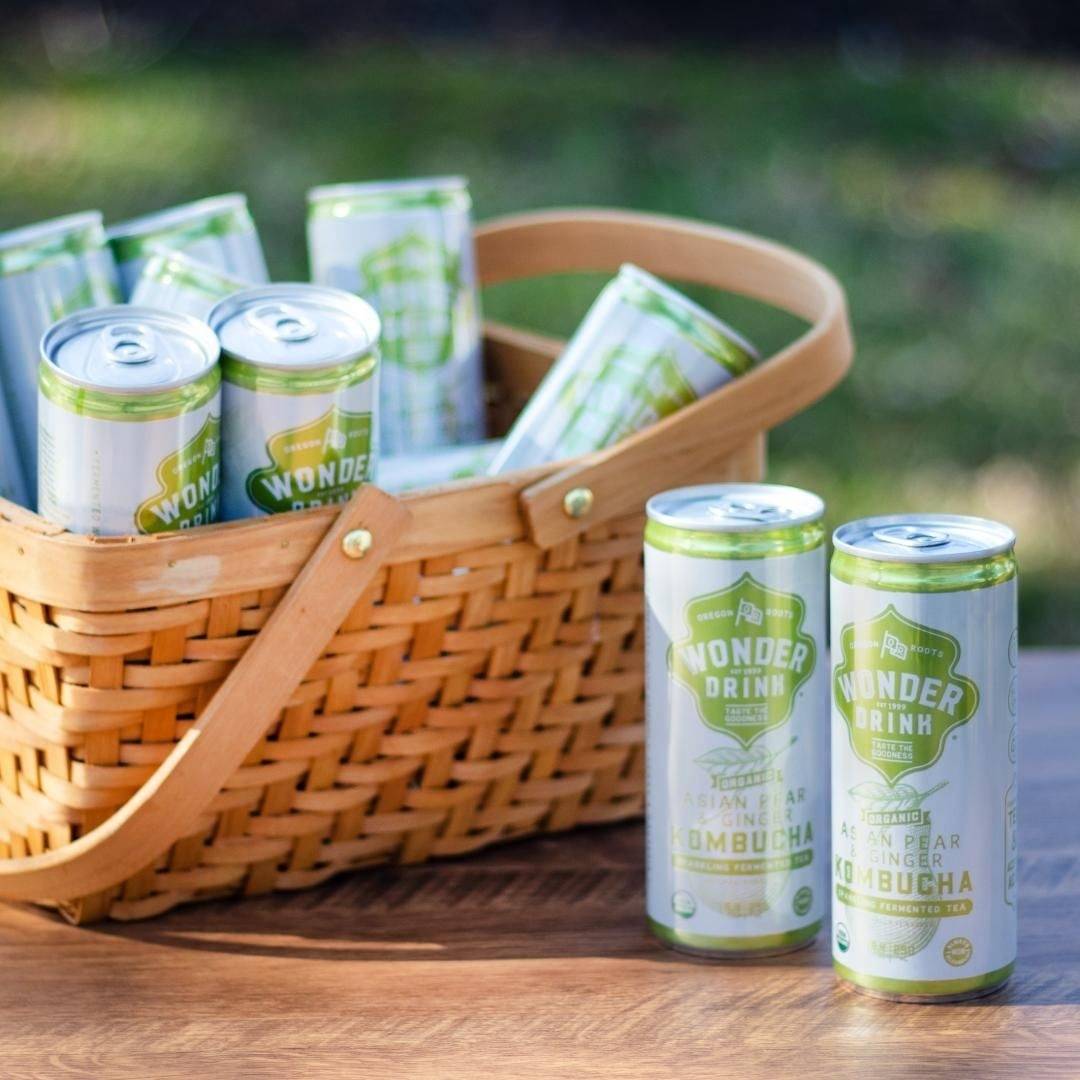 This Asian Pear &amp; Ginger Kombucha is just what were feeling. Convenient and good for you 🍐

#kombucha #ginger #pear #probiotic #wonderdrink #feels #cafe #coffeeshop #convenient #grabandgo #refreshing #goodforyou #summer #picnic