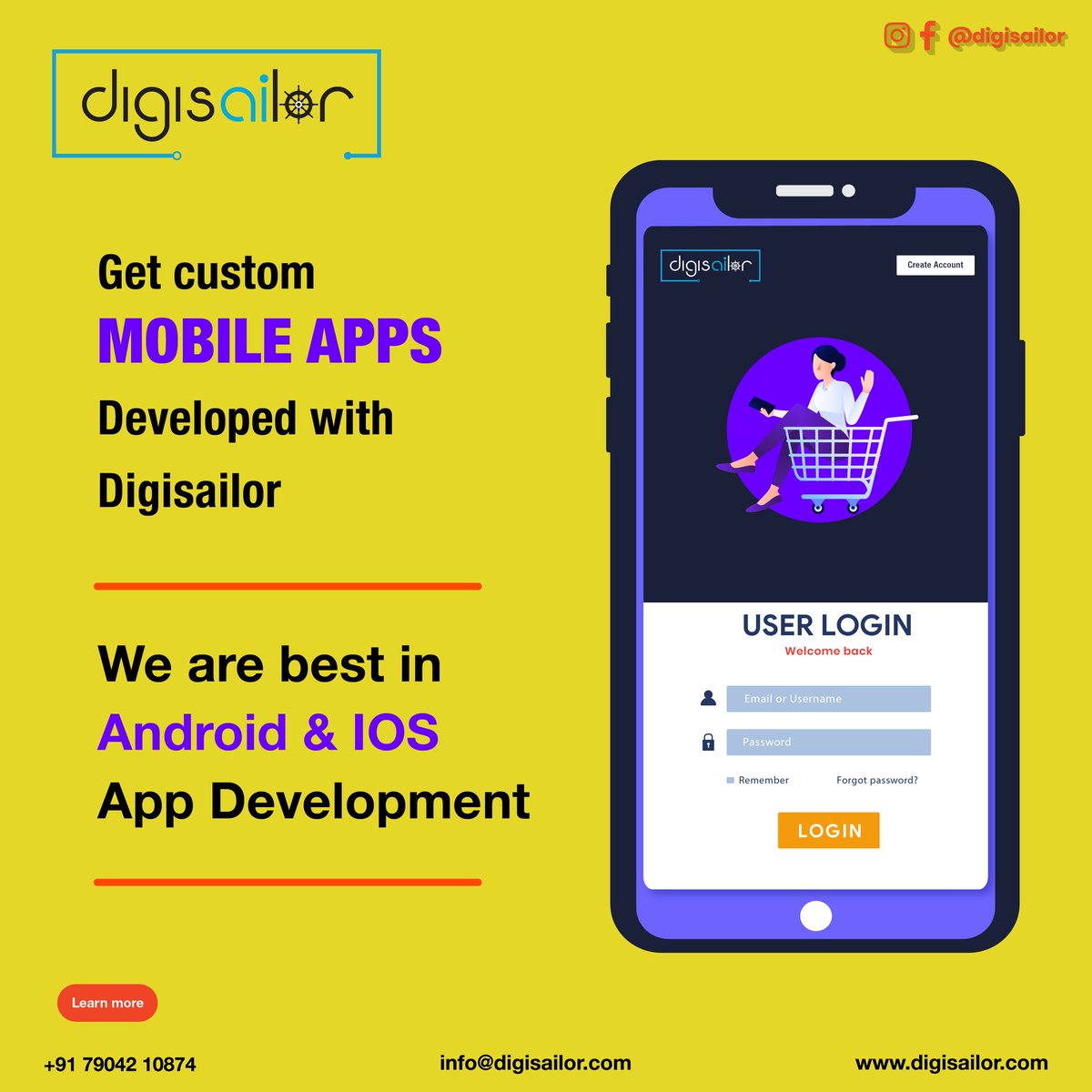digisailor_inc's tweet photo. The future of Mobile is the future of Online..
#digisailor #webdesign #webdevelopment #digitalmarketing #branding #socialmedia #developer #graphicdesign #business #businessdevelopment #onlinemarketing #onlinebusiness #startup #smallbusiness #appdevelopment #appdesign https://t.co/bi9RaEwkVQ