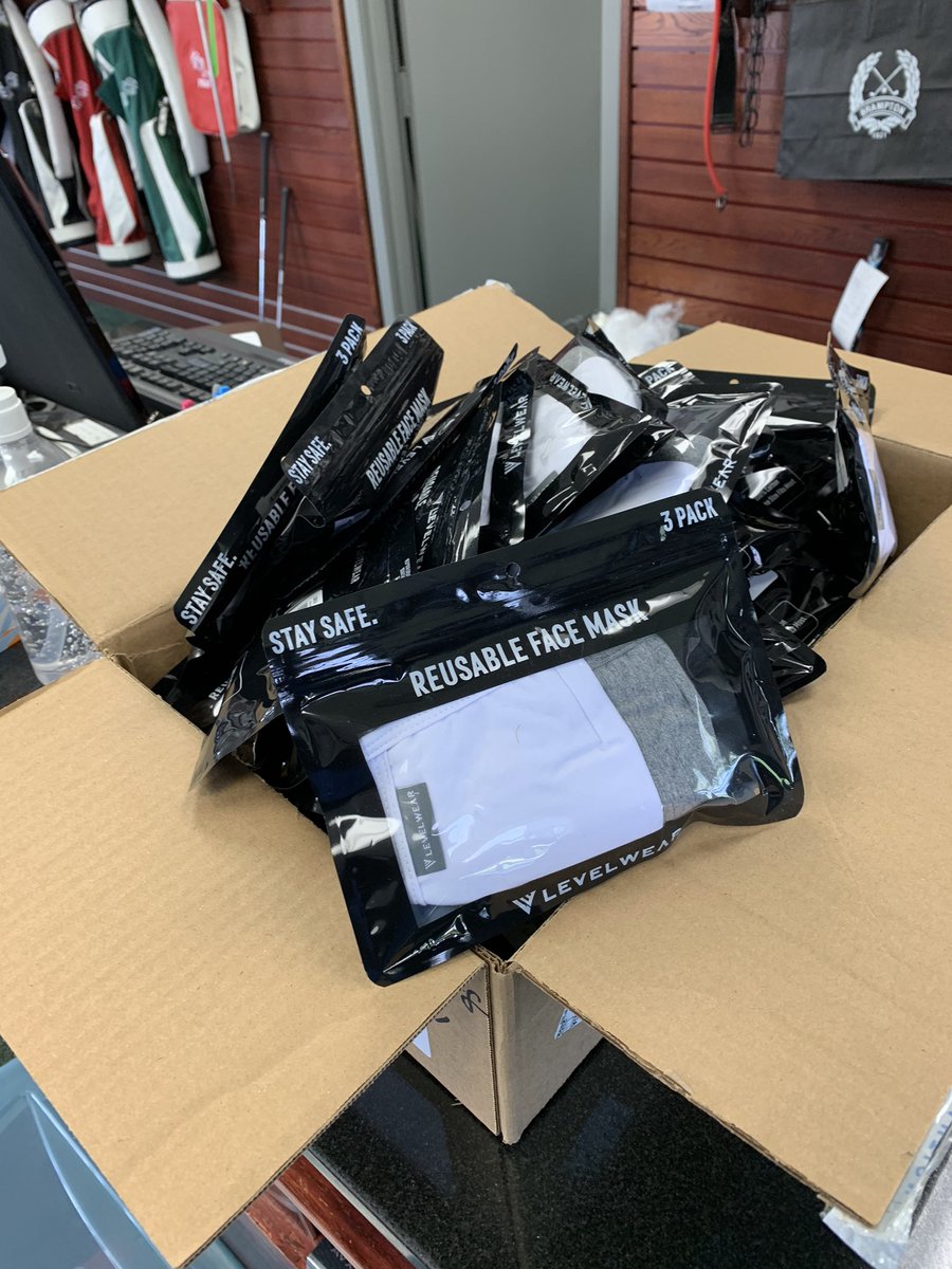 Thanks <a href="/levelwear/">Levelwear</a> for helping keep everyone safe!  3 packs of reusable washable now available! 
Special masks that fit a N95 inserts.  DM us if interested, doorstep dropoff available. <a href="/daviemarsh/">Dave Marshall</a>