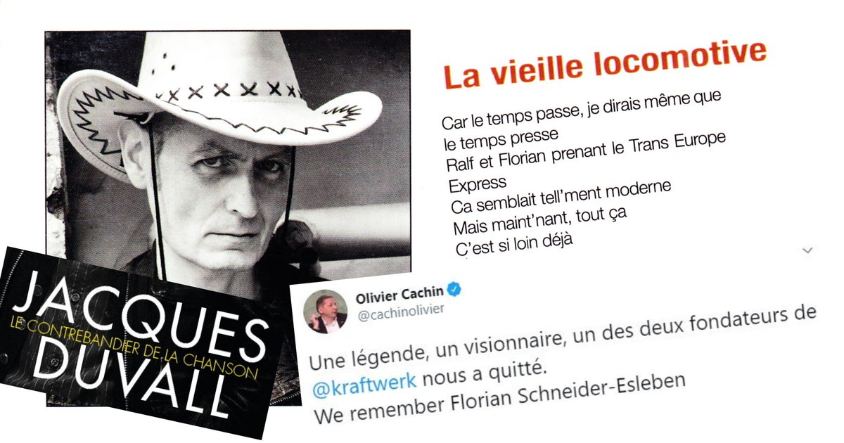 JACQUES DUVALL, "La vieille locomotive" : youtube.com/watch?v=DqfYSq…

Extrait de l'album "Je ne me prends plus pour Dieu" (2014, Freaksville).