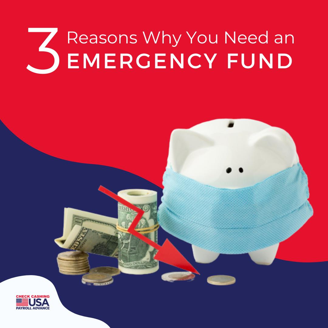 CheckCashingUSA's tweet photo. If an emergency happens and you’re not financially prepared, the fallout is not just mentally taxing but can have serious financial consequences. 

Find out more reasons why you should start building your emergency fund.

#CheckCashingUSA #CheckCashing #FinancialAwareness https://t.co/VQsguXNCg8